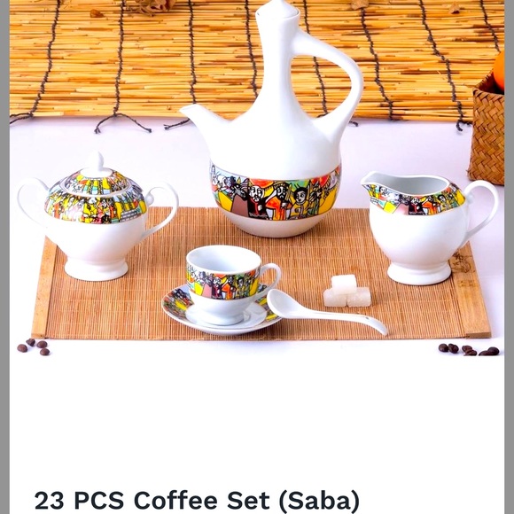 23 pcs Ethiopian/Eritrean Coffee Ceremony Set, TEBEB...